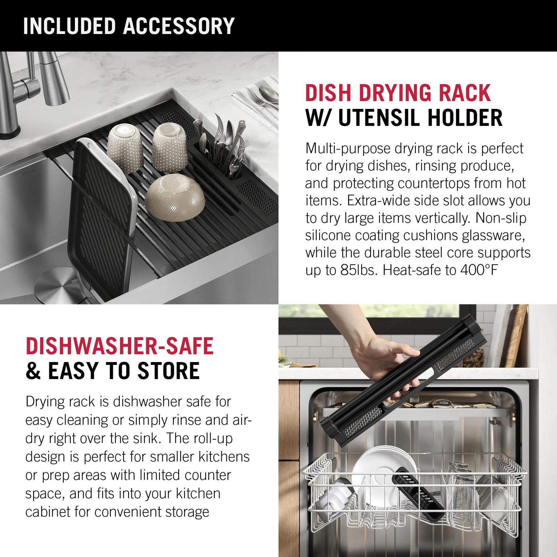 30&rdquo; Workstation Undermount&nbsp;Single Bowl&nbsp;16 Gauge Stainless Steel&nbsp;Farmhouse Apron Front Kitchen Sink&nbsp;with&nbsp;WorkFlow&trade; Ledge and Accessories